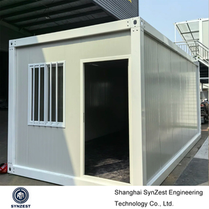 SynZest Conteneur modulaire préfabriqué en acier de 20 pieds pour cabine, bureau de secours d'urgence, bâtiment et camp de sauvetage mobile - Product Image 5