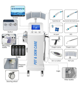 Popolare macchina di microdermoabrasione ossigeno acqua ossigeno attrezzature per il viso altre attrezzature da salone di bellezza - Product Image 4