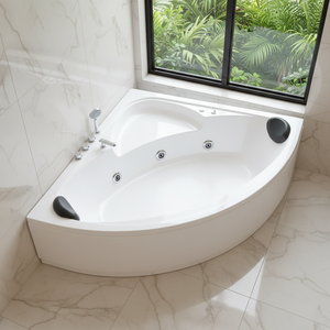 <span class=keywords><strong>Baignoire</strong></span> à remous en acrylique avec jets de massage à bulles d'air, luxueuse, autoportante, pour 2 personnes, avec oreillers de <span class=keywords><strong>baignoire</strong></span> - Product Image 1