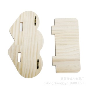 Heart Shaped <b>Pine</b> Wood Wall <b>Shelf</b> Natural Color Wall Mounted Home Decoration For Valentine'S Day - Product Image 5