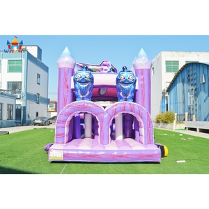 Château gonflable commercial K-Pop WINWAY en PVC, parcours d'obstacles, château gonflable Demon Bounce House avec installation facile, certifié, capacité de 5 à 10 personnes, location - Product Image 6