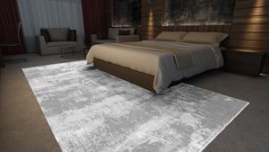 Ensemble de tapis de luxe de haute qualité, fabriqués à la machine, à poils longs abstraits, antidérapants et amortis, en polyester doux, pour salle à manger - Product Image 5