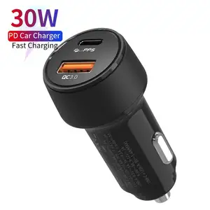 Tip-c PD mini qc3.0 20w 30 w evrensel şarj cep telefonu no 1 usb oem araba şarjı için bmw araba için mi araba şarjı şarj aleti adaptörü