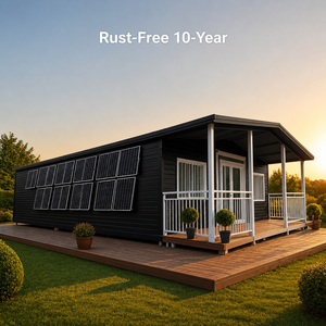 Casa Prefabricada Económica <span class=keywords><strong>de</strong></span> 40 pies, Casa Contenedor Expandible <span class=keywords><strong>de</strong></span> 20 y 30 pies, Casa Contenedor Prefabricada con Techo Inclinado para Exteriores - Product Image 1