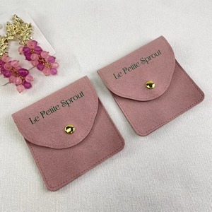 Luxury Microfiber Envelope Jewelry Display Packaging <b>Pouch</b> Bag Custom Logo Suede Jewelry Bags Gift Velvet <b>Pouch</b> for Jewelry - Product Image 5