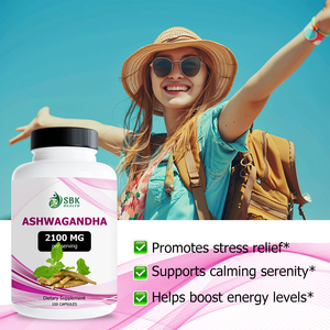 Supplier Custom Natural Ashwagnadha Capsules 2100mg with Ashwagandha Complex for Promote Stress Relief Sleep Support Capsules - Product Image 6