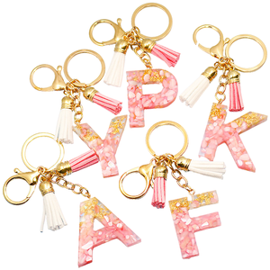 Porte-clés personnalisé 26 lettres en résine - Product Image 5