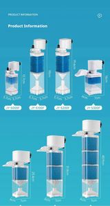 Ultra Quiet Three-in-One <b>Fish</b> Tank Filter Submersible Aquarium Water <b>Pump</b> Oxygen Generator Wave Maker ABS 10L Built-in Water - Product Image 5