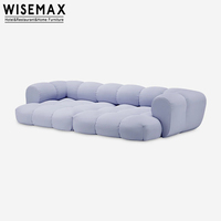 WISEMAX MÜBLERZIMITZERZIMITZER Ledersofa Stuhl Lounge Chaisestool und Osmanisch individuelles teilbares Sofa Stücke Bodensofa