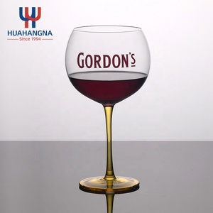 Bar plusieurs tailles Logo personnalisé fait à <span class=keywords><strong>la</strong></span> main coloré longue tige ballon vin eau <span class=keywords><strong>Gin</strong></span> tonique lunettes de Cocktail pour cadeau de mariage - Product Image 6