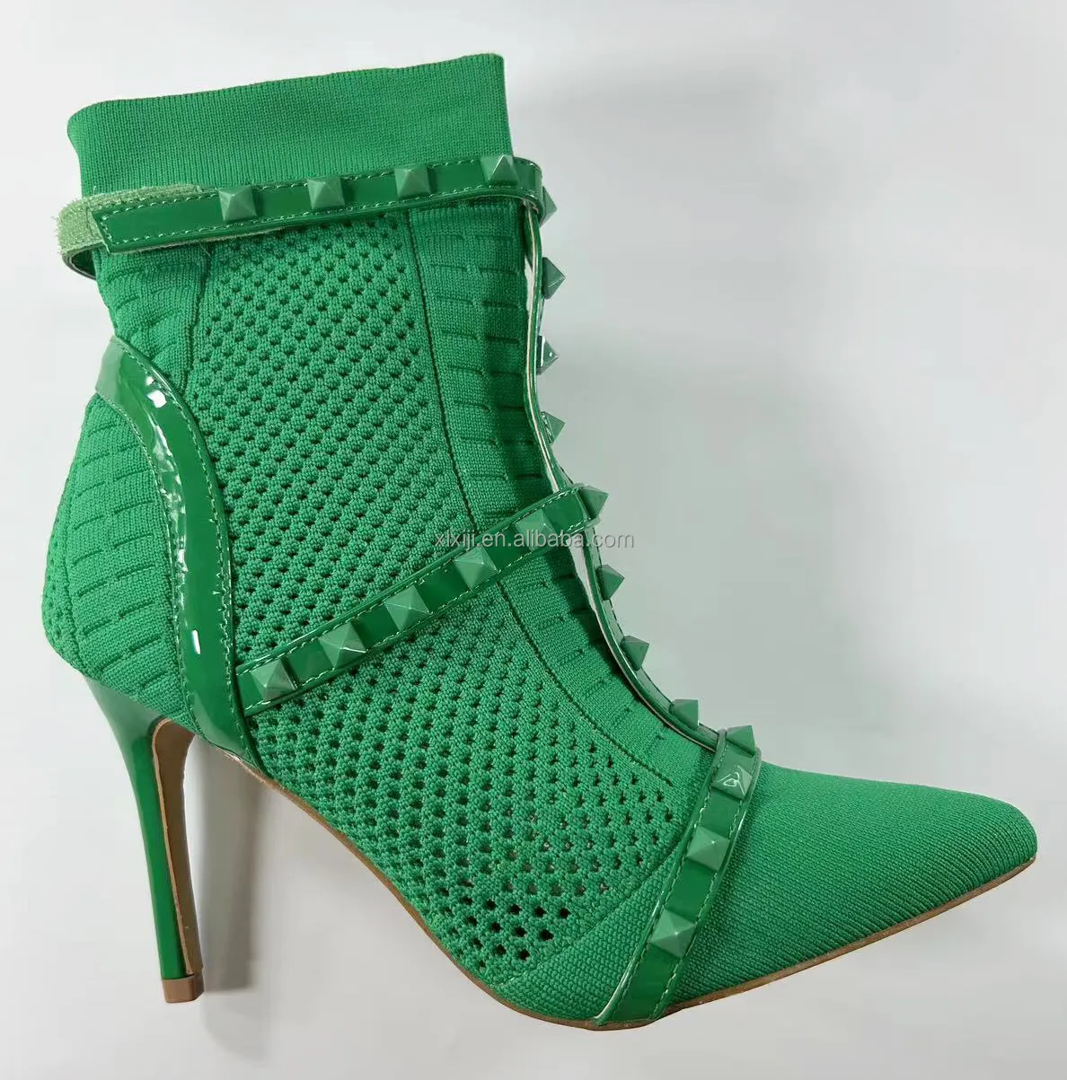 high heeled winter boots