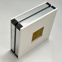 Cloison murale en panneaux sandwich pour salle blanche de bloc opératoire hospitalier, 100 mm, jointure affleurante, livraison rapide