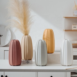 Vaso da Terra <span class=keywords><strong>in</strong></span> <span class=keywords><strong>Ceramica</strong></span> Bianca <span class=keywords><strong>di</strong></span> Lusso YBH, Design Moderno Ecologico <span class=keywords><strong>di</strong></span> Alta Qualità, <span class=keywords><strong>Centrotavola</strong></span> per Matrimoni e Decorazioni Domestiche - Product Image 3