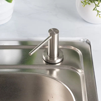 HLK acier inoxydable évier de cuisine main mousse savon pompe distributeur main désinfectant Machine pour salle de bain nettoyage