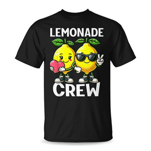 T-Shirt Lemon Stand Lemonade Entrepreneur Crew per Ragazzi e Ragazze - Prodotto Promozionale - Product Image 2