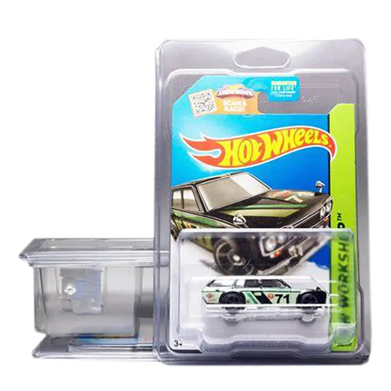 Factory Custom Seal Kunststoff PVC Spielzeug Auto Hot Wheels Protector Blister Pack Fall