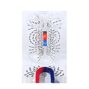 3D Magnetic Field Line Demonstrator 24004 with Horseshoe Magnet and Bar Magnet <b>Physical</b> Magnetic Field Demonstration Experiment - Product Image 3