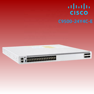 <span class=keywords><strong>Switch</strong></span> Cisco Catalyst Serie 9500 C9500-24Y4C-E con 48 porte <span class=keywords><strong>Ethernet</strong></span> 1/<span class=keywords><strong>10</strong></span>/25 <span class=keywords><strong>Gigabit</strong></span> + 4 porte Uplink <span class=keywords><strong>Ethernet</strong></span> 40/100 <span class=keywords><strong>Gigabit</strong></span> - Product Image 1