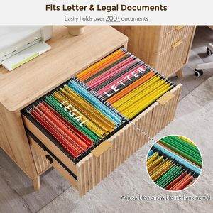 ตู้เก็บเอกสารแบบ<span class=keywords><strong>ล</strong></span>ิ้นชัก 2 ชั้น ขนาด 30 นิ้ว รุ่น T4TREAM พร้อมอุปกรณ์ป้องกันการ<span class=keywords><strong>ล</strong></span>้ม สีไม้โอ๊คธรรมชาติ สำหรับเฟอร์นิเจอ<span class=keywords><strong>ร์</strong></span>ห้องนอน เครื่องพิมพ์ และเอกสาร - Product Image 3