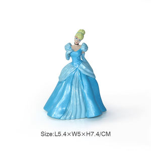 تمثال أميرات جميل ، شخصية مصنوعة يدويًا من الراتنج المخصص ، هدية للزينة ، شخصية كرتونية منحوتة ، ديكور طاولة صغير - Product Image 5