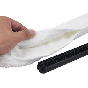 Raclette absorbante à double usage pour <span class=keywords><strong>vitres</strong></span> Outil ménager de nettoyage humide et sec, tête de nettoyage en microfibre pour le nettoyage des <span class=keywords><strong>vitres</strong></span> - Product Image 2