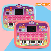 Tablette éducative intelligente pour enfants, machine d'apprentissage parlante, tablette pour apprendre les mots, les nombres, l'alphabet, l'anglais, mini ordinateur portable éducatif