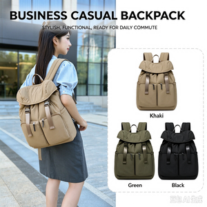 Mochila para Portátil con Cierre Enrollable 2026, Mochila de Viaje de Gran Capacidad, Mochila Escolar - Product Image 5