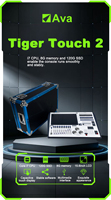 Ava V18 I7 CPU 8G 120G SSD Contrôleur d'éclairage de scène DMX Contrôleur de lumière DJ DMX Lighting Tiger Touch 2 Pro Contrôleur DMX