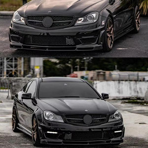 กันชนหน้า lci แบบคาร์บอนไฟเบอร์ดัดแปลงชุดกันชนหน้ารถยนต์สไตล์ V สำหรับ <span class=keywords><strong>Mercedes</strong></span> <span class=keywords><strong>Benz</strong></span> W204 C <span class=keywords><strong>Class</strong></span> C63 lci - Product Image 5