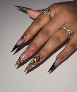 <span class=keywords><strong>Uñas</strong></span> Acrílicas Stiletto 3D Daisy OEM, <span class=keywords><strong>Uñas</strong></span> Postizas Adhesivas para Boda - Product Image 6