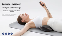 ToWell Multifunktionale Fernbedienung 2000mAh Akku Rückenmassagegerät Lendenwirbelstrecker mit Lufttraktion und Rotlicht-Heizung
