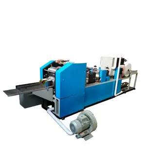 Automatic L folding napkin paper printing embossing serviette tissue machine