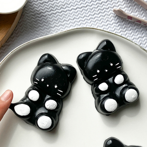 Jouet chat mignon à presser en TPR Taba, anti-stress, souple, pour enfants, cadeaux de fête, en stock, vente chaude - Product Image 6