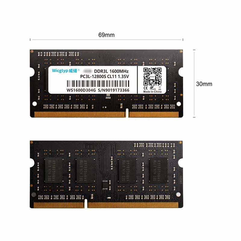 DDR3-Speicher-RAM-Modul Laptop DDR3 1333 2GB/4GB/8GB DDR3-RAM 4GB 1600MHz