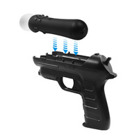 Paquete de 2 experiencias inmersivas mejoradas para controlador PS4 VR, pistola de luz, soporte auxiliar para pistola de tiro, controlador MOVE para juegos