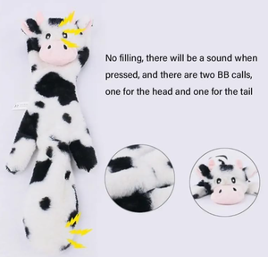 Squeaky ile peluş pet oyuncaklar doldurma olmadan peluş hayvan oyuncaklar - Product Image 4