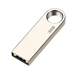 Promo Usb Drive Thumb Pendrive Metal Memory Stick Memoria Usb Stick 32gb Flash Disk Custom Storage Mini Cle Usb Flash Drive 64GB