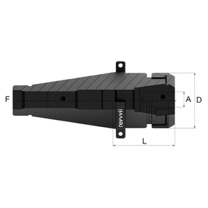 Support de serrage Fervi pour mandrin avec clé : spécifications et dimensions - Product Image 2