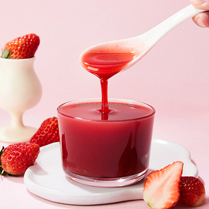 Sirup Jus Stroberi Konsentrat Harga Pabrik 1L, Kandungan Jus Buah Lebih Dari 95% - Product Image 2
