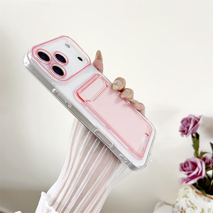 Funda transparente para iPhone X, XR, XS Max, 11, 12, 13 con tarjetero, funda tipo cartera para iPhone 17 Pro con cubierta para la cámara - Product Image 3