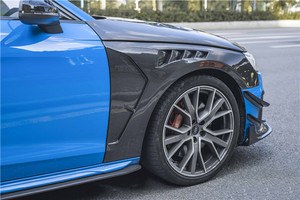 Nouveau kit carrosserie pour Audi A4S4, style CMST amélioré, en fibre de carbone : lèvre avant, jupes latérales, diffuseur, spoiler, capot, ailes - Product Image 3