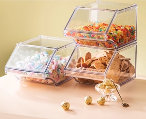 Contenedor/<span class=keywords><strong>Caja</strong></span>/Contenedores <span class=keywords><strong>de</strong></span> Almacenamiento <span class=keywords><strong>de</strong></span> Alimentos para Exhibición <span class=keywords><strong>de</strong></span> Cereales, Granos, Dulces y Frutos Secos a Granel - Product Image 5