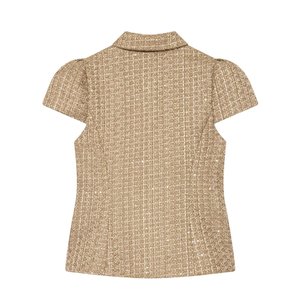 Veste Courte Décontractée <span class=keywords><strong>Femme</strong></span> Style Européen Coupe Slim Texturée Été 2026, OEM/ODM par Usine de Vêtements Chinoise - Product Image 5