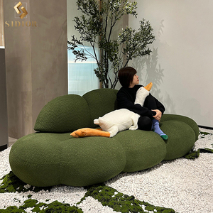 White pink Small Green Compression Teddy Boucle Cloud Curved Velvet <strong>3</strong> <strong>Seater</strong> <strong>Single</strong> <strong>Sofa</strong> <strong>Couch</strong>