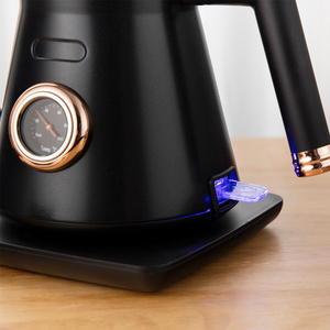 Bouilloire électrique en acier inoxydable avec thermomètre intégré et bec col de cygne pour le café et l'eau bouillante - Product Image 5