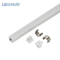 Profilé d'Extrusion en Aluminium pour Canal LED de Dépôt UE, Boîtier Monté, Lumière de Profil Cinéma, Marches d'Extérieur, Profilé en Aluminium pour Bande LED