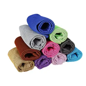 Aangepaste Ontwerp Microfiber Sport Koude Handdoek Koude Fiber Running Zweet Handdoek