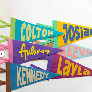 Bandera de banderín de fieltro moderno, el mejor regalo para papá, regalo único, decoración de fiesta, banderín - Product Image 1