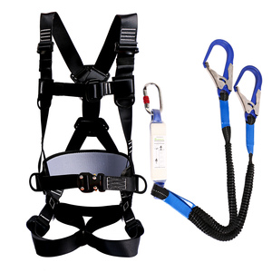 Cinto de Segurança de Cinco Pontos para Eletricista GB 6095-2021, Conjunto de Cinto de Segurança e Corda de Segurança para Operações em Altura - Product Image 1