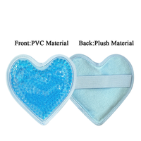 Compresa de Gel Reutilizable en Forma de Corazón, Fría o Caliente, para Alivio del Dolor por Lesiones, Compresa de Gel Suave para Regalos Promocionales